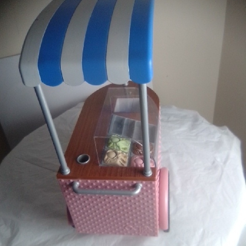 VITANGE OUR GENERATION Kids Ice Cream Cart Playset - Pink and Blue - Picture 3 of 8